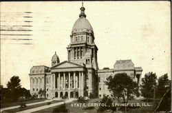 State Capitol Springfield, IL Postcard Postcard