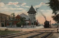 Big Four Depot Terre Haute, IN Postcard Postcard Postcard