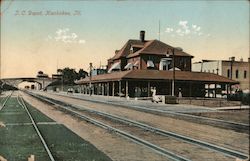 Illinois Central Depot Postcard
