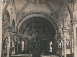 Interior of Cathedral Postcard