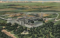 Air View, Minnesota State Reformatory Postcard
