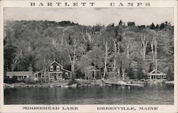 Bartlett Camps, Mooshead Lake Postcard