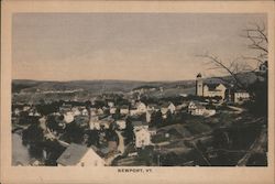 Panorama of Newport Postcard