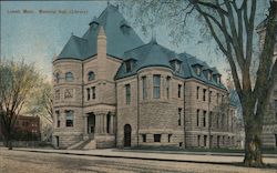 Memorial Hall, Library Postcard