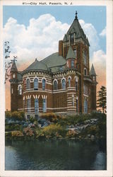 City Hall Passaic, NJ Postcard Postcard Postcard