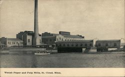 Watab Paper and Pulp Mills Postcard