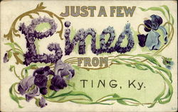 Just A Few Lines From Ting