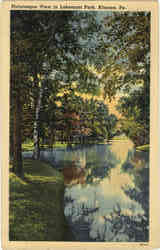 Picturesque View in Lakemont Park Picturesque View in Lakemont Park