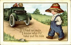 If I Had An Auto I Know Who I'D Take Out To Ride