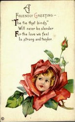 A Friendly Greeting Flower Girl