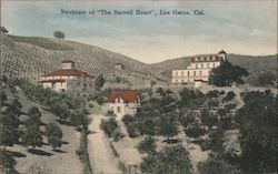 Novitiate of "The Sacred Heart" Los Gatos, CA Postcard Postcard Postcard