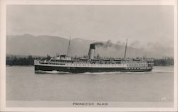 Princess Alice/ Photo of Princess Alice boat Theodore Roosevelt Postcard Postcard Postcard