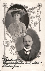 Wedding announcement of Alice Roosevelt and Nicholas Longworth Washington, DC Washington DC Postcard Postcard Postcard