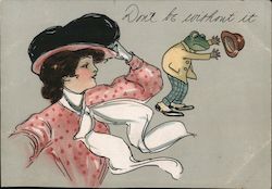 Frog In Throat: "Don't be without it" Postcard