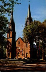 St. Francis Xavier Church Winooski, VT Postcard Postcard