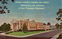 Union Avenue Church Of Christ Memphis, TN Postcard Postcard