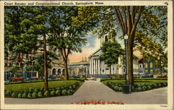 Court Square And Congregational Church
