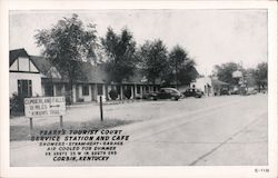 Yeary's Tourist Court, Service Station and Cafe Postcard
