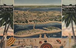 Clearwater, Year Round Resort City - Aerial View Florida Postcard Postcard Postcard