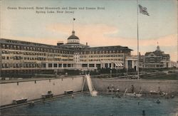 Ocean Boulevard, Hotel Monmouth and Essex and Sussex Hotel Postcard