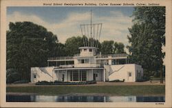Naval School Headquarters Building, Culver Summer Schools Postcard