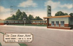 The Town House Motel Postcard