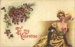 To my Valentine Postcard