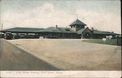 Fall River Station Postcard
