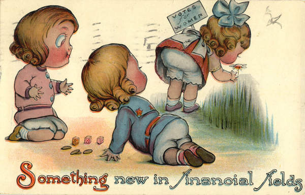 Suffrage Votes For Women ...Financial Fields,Children
