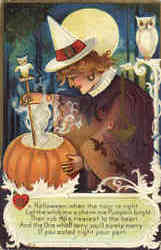 Winsch Halloween Card Series 7 Postcard Postcard