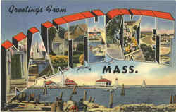 Greetings from Nantucket Postcard