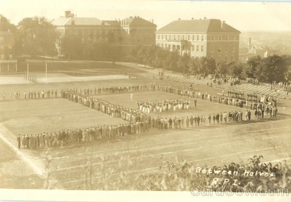 Between Halves R.P.I. Football Troy New York