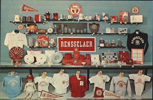 Rensselaer Union Bookstore Display, Circa 1960 Troy New York