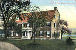 R.P.I. Club House Troy, NY Postcard Postcard