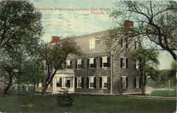 Rensselaer Polytechnic Institute Club House Troy, NY Postcard Postcard