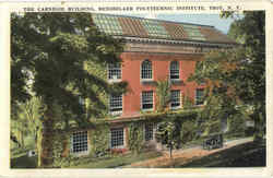 The Carnegie Building Troy, NY Postcard Postcard