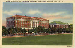 Ricketts Building And Gymnasium Troy, NY Postcard Postcard