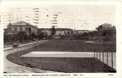 Rensselaer Polytechnic Institute, The 86 Athletic Field Troy, NY Postcard Postcard