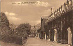 Freshman Quadrangle Troy, NY Postcard Postcard