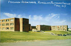 Freshman Dormitories Troy, NY Postcard Postcard