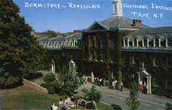 Dormitory-Rensselaer Polytechnic Institute Postcard