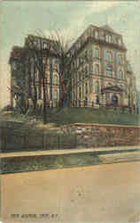 Troy Hospital (West Hall) New York Postcard Postcard