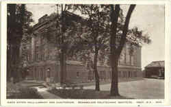 Amos Eaton Hall Library and Auditorium Postcard