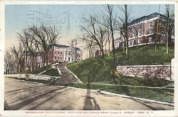 Rensselaer Polytechnic Institute Buildings from Eigth Street Postcard