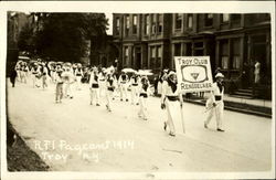 RPI Pageant June 1914 Troy Club Postcard