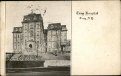 Troy Hospital Postcard