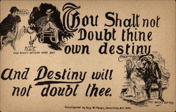 Thou Shalt Not Doubt Thine Own Destiny Postcard