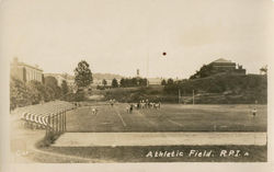 Athletic Field RPI Troy, NY Postcard Postcard