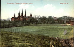 Rensselaer Polytechnic Institute - Athletic Field Troy, NY Postcard Postcard