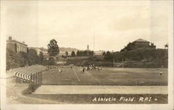 Athletic Field, Rensselaer Polytechnic Institute Troy, NY Postcard Postcard Postcard